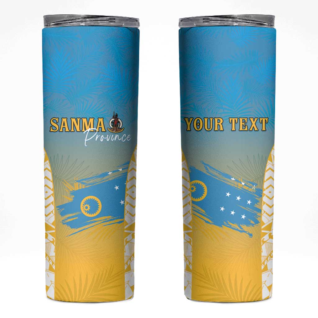 Personalised Vanuatu Sanma Day Skinny Tumbler Special Style - Polynesian Pride