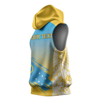 Personalised Vanuatu Sanma Day Sleeveless Hoodie Special Style - Polynesian Pride