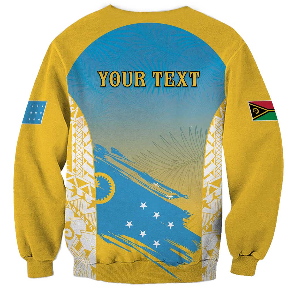 Personalised Vanuatu Sanma Day Sweatshirt Special Style - Polynesian Pride