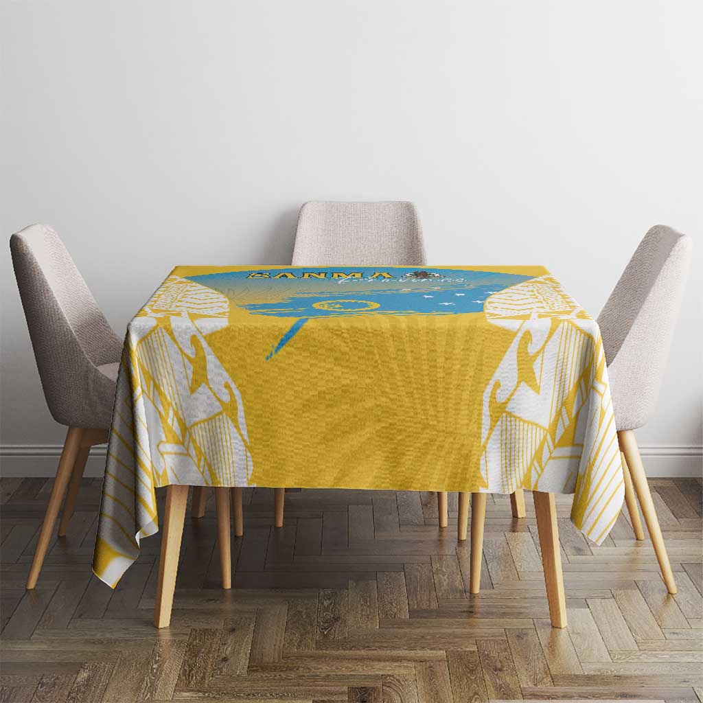 Vanuatu Sanma Day Tablecloth Special Style - Polynesian Pride