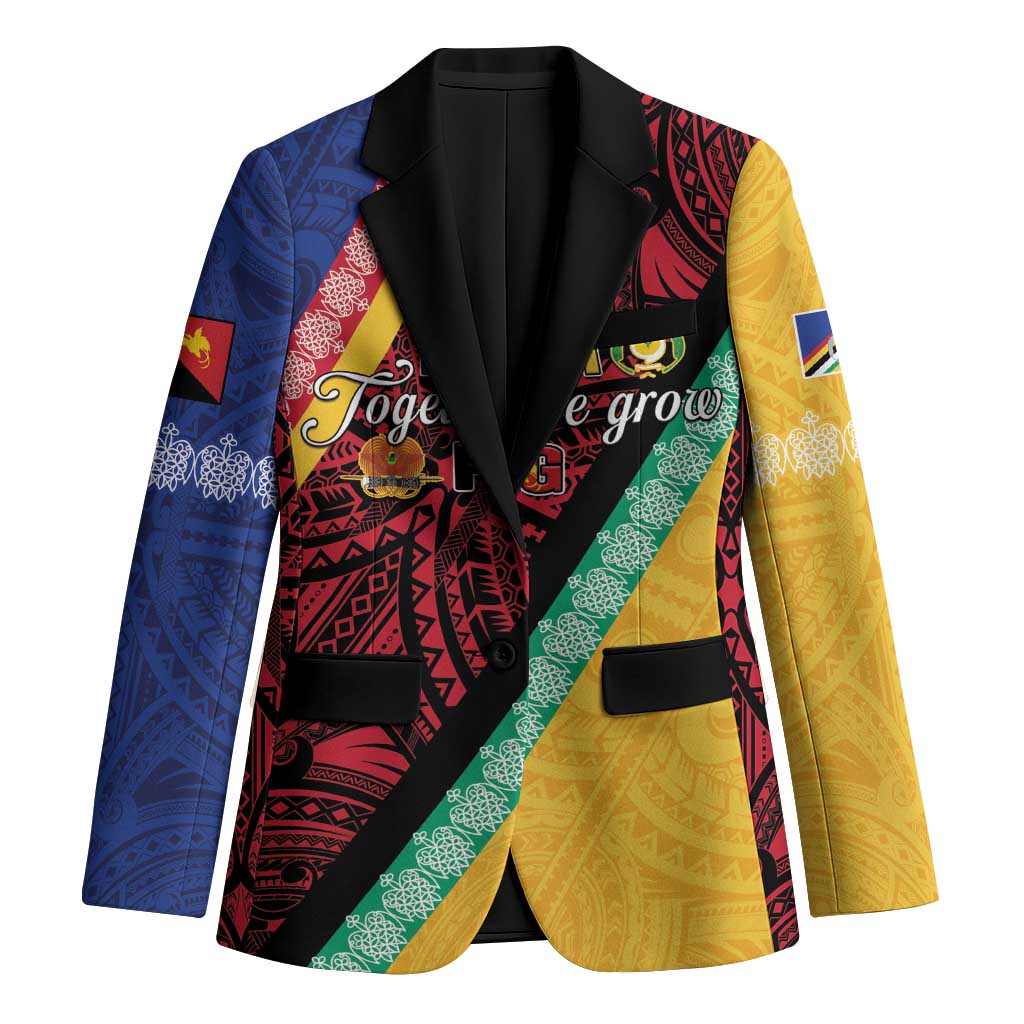 Love Torba PNG Day Blazer Together We Grow - Polynesian Pride