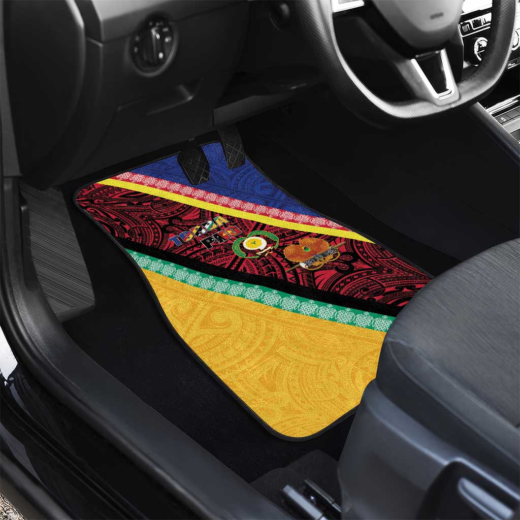 Love Torba PNG Day Car Mats Together We Grow - Polynesian Pride