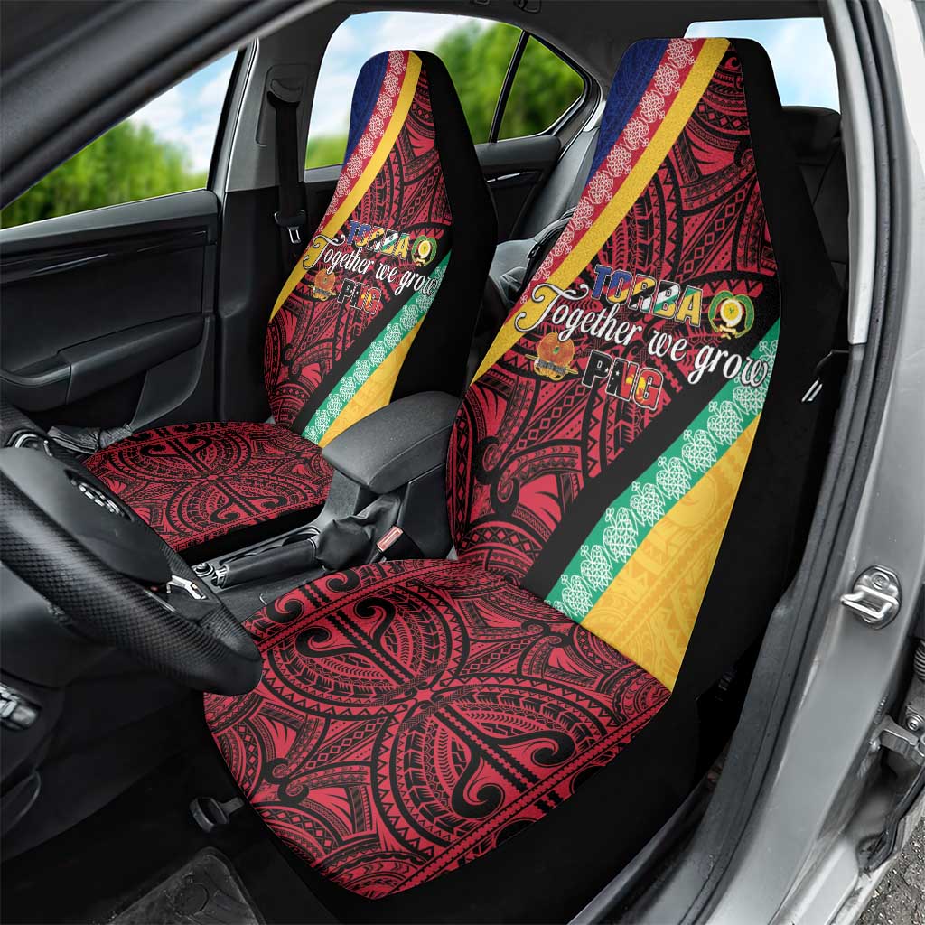 Love Torba PNG Day Car Seat Cover Together We Grow - Polynesian Pride