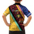 Love Torba PNG Day Family Matching Off The Shoulder Long Sleeve Dress and Hawaiian Shirt Together We Grow - Polynesian Pride