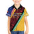 Love Torba PNG Day Family Matching Off The Shoulder Long Sleeve Dress and Hawaiian Shirt Together We Grow - Polynesian Pride