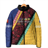 Love Torba PNG Day Padded Jacket Together We Grow - Polynesian Pride