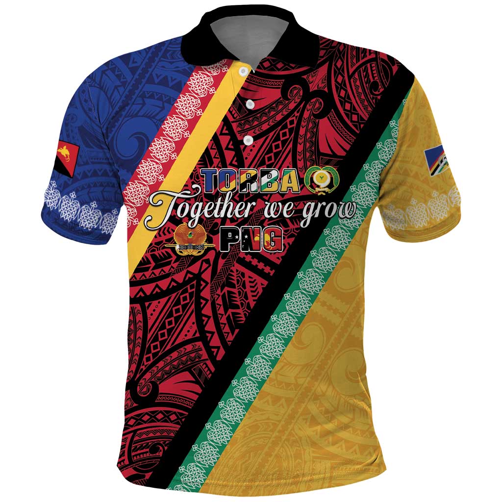 Love Torba PNG Day Polo Shirt Together We Grow - Polynesian Pride