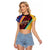 Love Torba PNG Day Raglan Cropped T Shirt Together We Grow - Polynesian Pride