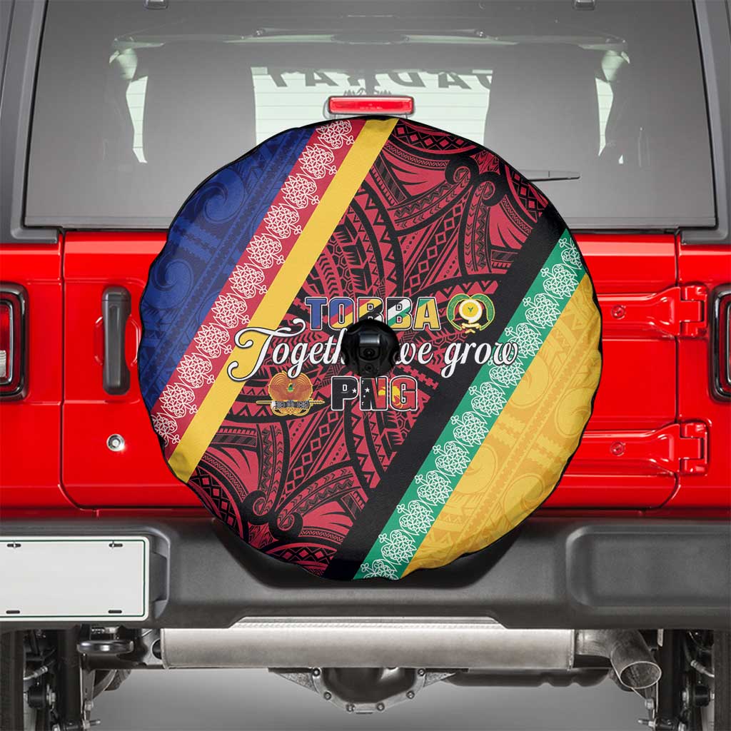 Love Torba PNG Day Spare Tire Cover Together We Grow - Polynesian Pride