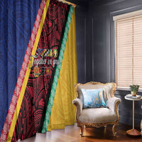 Love Torba PNG Day Window Curtain Together We Grow - Polynesian Pride