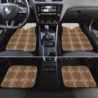 Beige Hawaii Paniolo Quilt Motif Car Mats