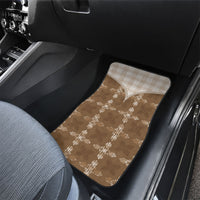 Beige Hawaii Paniolo Quilt Motif Car Mats