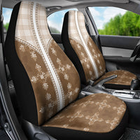 Beige Hawaii Paniolo Quilt Motif Car Seat Cover