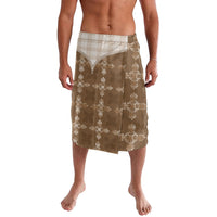 Beige Hawaii Paniolo Quilt Motif Lavalava