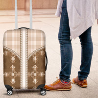 Beige Hawaii Paniolo Quilt Motif Luggage Cover