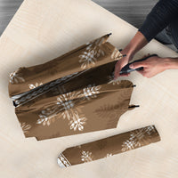 Beige Hawaii Paniolo Quilt Motif Umbrella