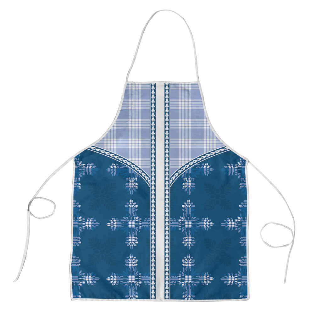 Blue Hawaii Paniolo Quilt Motif Apron