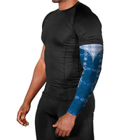 Blue Hawaii Paniolo Quilt Motif Arm Sleeves