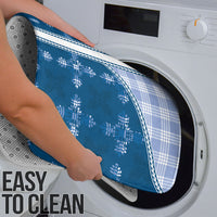 Blue Hawaii Paniolo Quilt Motif Bathroom Set