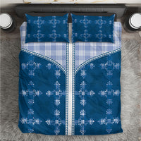 Blue Hawaii Paniolo Quilt Motif Bedding Set