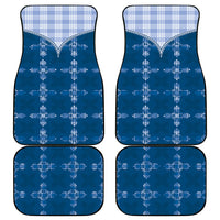 Blue Hawaii Paniolo Quilt Motif Car Mats