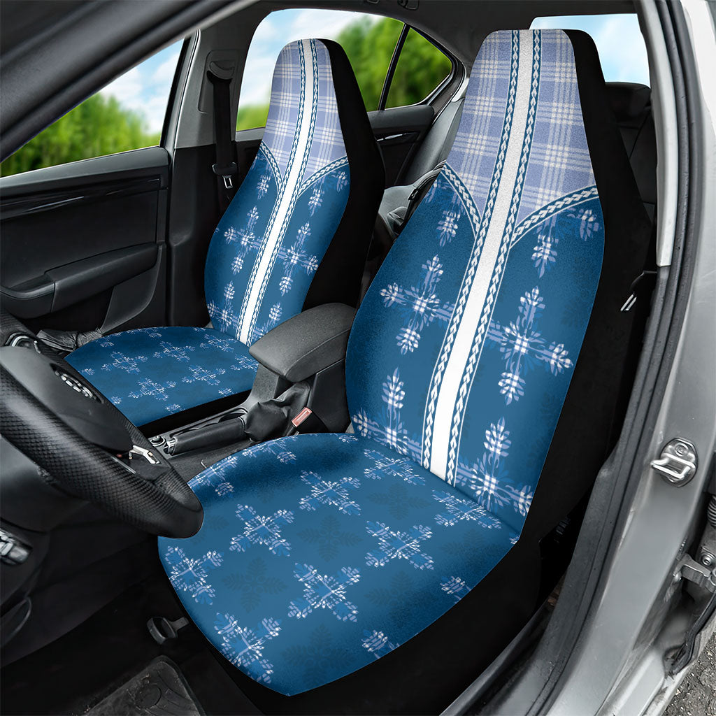 Blue Hawaii Paniolo Quilt Motif Car Seat Cover