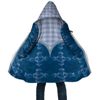 Blue Hawaii Paniolo Quilt Motif Cloak