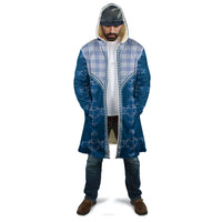 Blue Hawaii Paniolo Quilt Motif Cloak