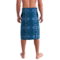 Blue Hawaii Paniolo Quilt Motif Lavalava