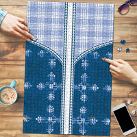 Blue Hawaii Paniolo Quilt Motif Puzzle
