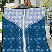 Blue Hawaii Paniolo Quilt Motif Quilt