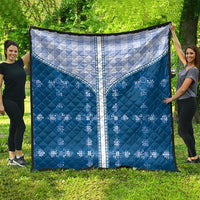 Blue Hawaii Paniolo Quilt Motif Quilt