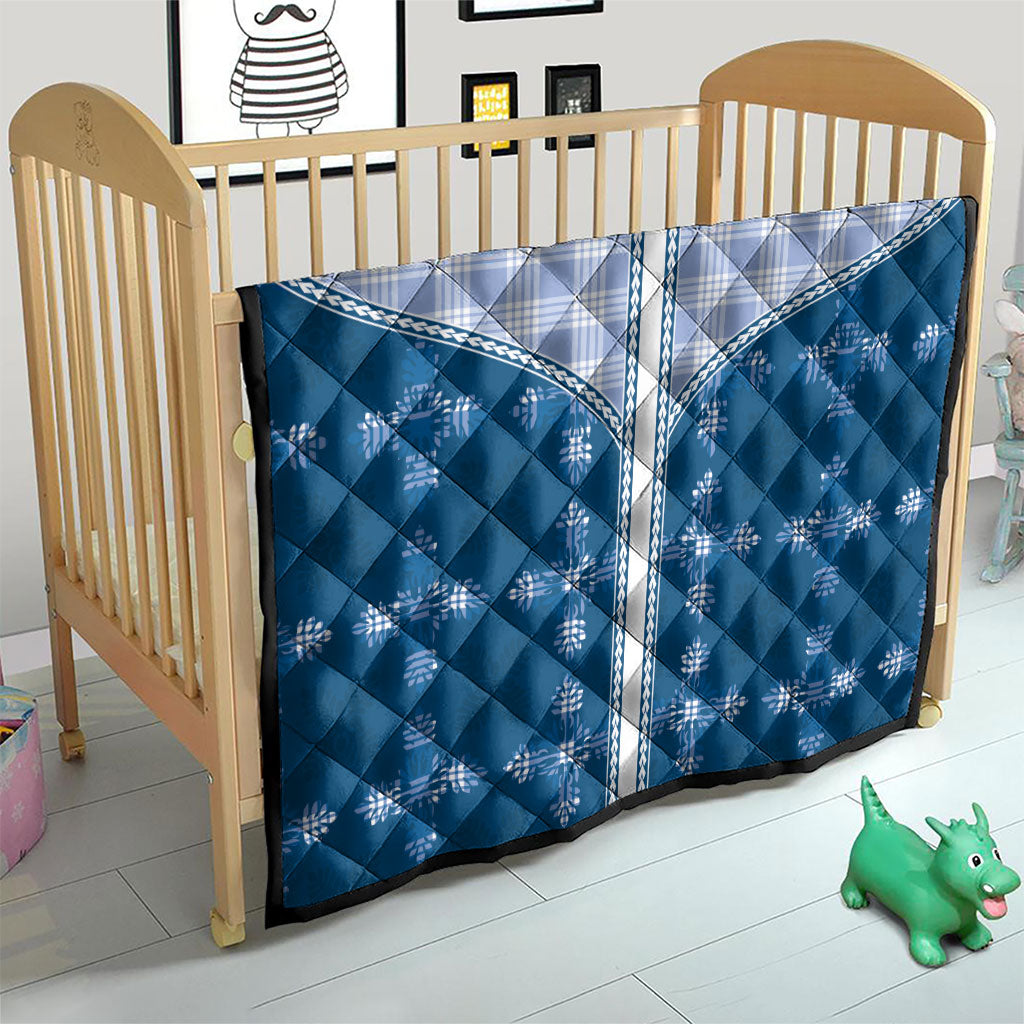 Blue Hawaii Paniolo Quilt Motif Quilt