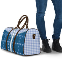 Blue Hawaii Paniolo Quilt Motif Travel Bag