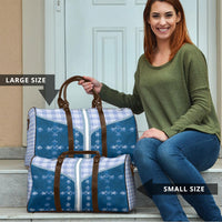 Blue Hawaii Paniolo Quilt Motif Travel Bag