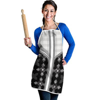 Black Hawaii Paniolo Quilt Motif Apron