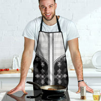 Black Hawaii Paniolo Quilt Motif Apron