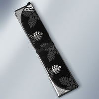 Black Hawaii Paniolo Quilt Motif Auto Sun Shade
