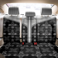 Black Hawaii Paniolo Quilt Motif Back Car Seat Cover