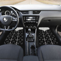 Black Hawaii Paniolo Quilt Motif Car Mats