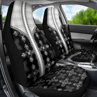 Black Hawaii Paniolo Quilt Motif Car Seat Cover