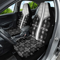 Black Hawaii Paniolo Quilt Motif Car Seat Cover