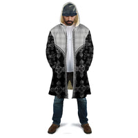 Black Hawaii Paniolo Quilt Motif Cloak