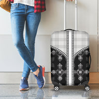 Black Hawaii Paniolo Quilt Motif Luggage Cover