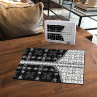 Black Hawaii Paniolo Quilt Motif Puzzle