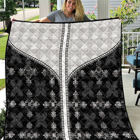 Black Hawaii Paniolo Quilt Motif Quilt