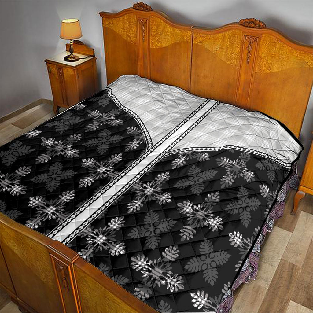 Black Hawaii Paniolo Quilt Motif Quilt