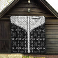 Black Hawaii Paniolo Quilt Motif Quilt