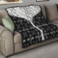 Black Hawaii Paniolo Quilt Motif Quilt