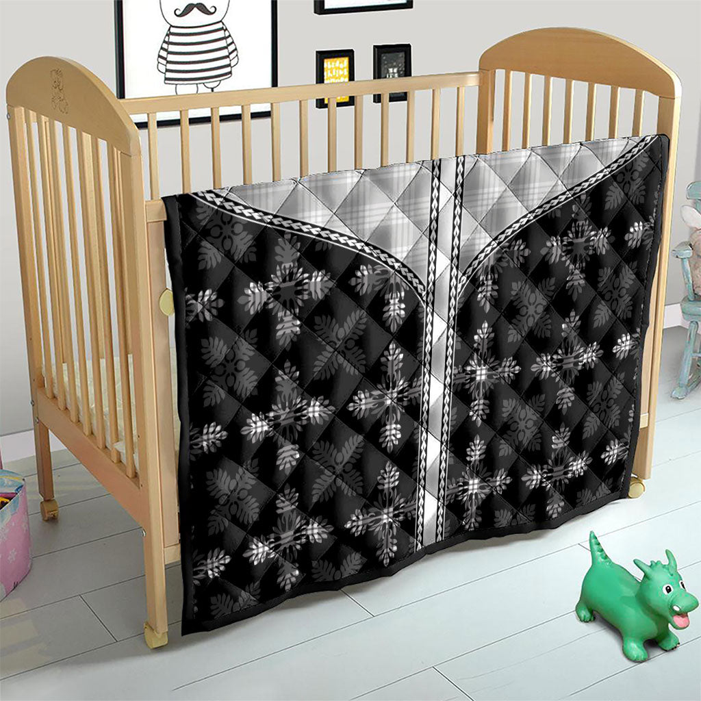 Black Hawaii Paniolo Quilt Motif Quilt